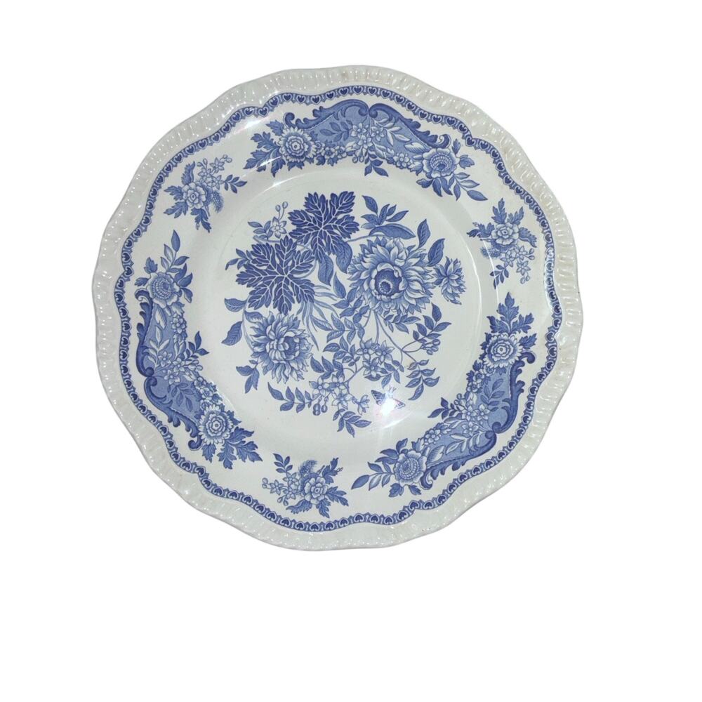 Spode Blue Room Collection "Jasmine" Dinner Plate From the Regency Series